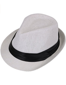Unisex Fedora Summer Vintage Straw Hat