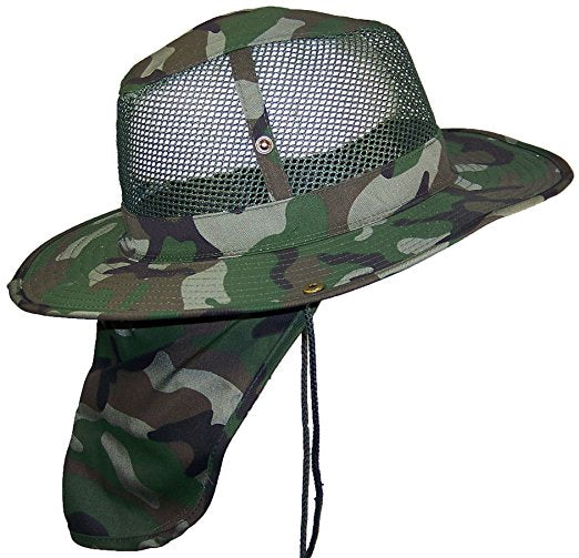 Tropic Hats Fisherman Neck Mesh With Neck Flap