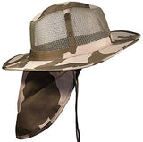 Tropic Hats Fisherman Neck Mesh With Neck Flap